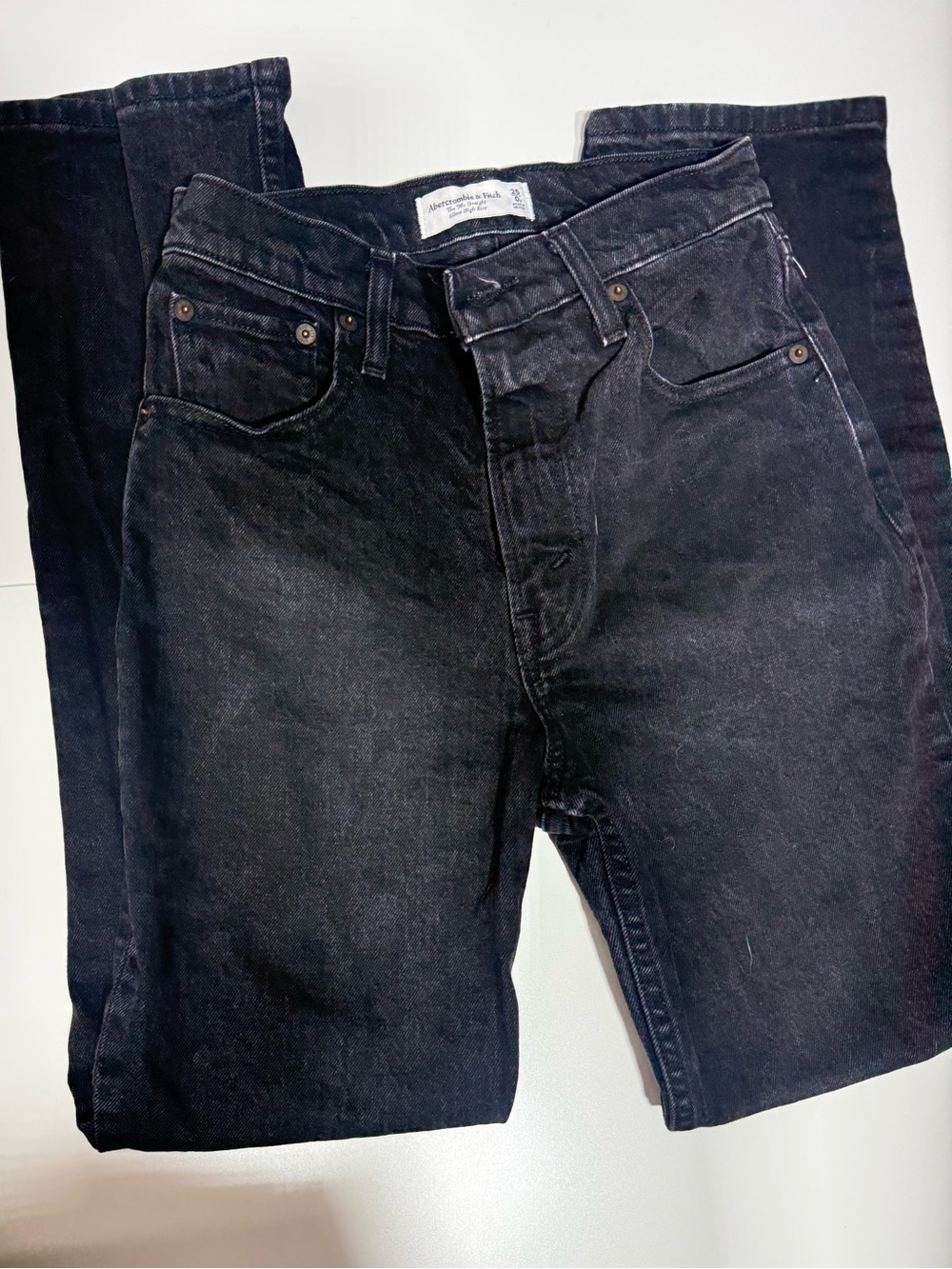 Abercrombie & Fitch Black Slim Straight Men's Jeans